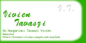 vivien tavaszi business card